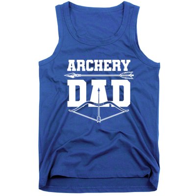 Archery Dad Bow And Arrow Father's Day Archer Great Gift Tank Top