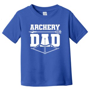 Archery Dad Bow And Arrow Father's Day Archer Great Gift Toddler T-Shirt