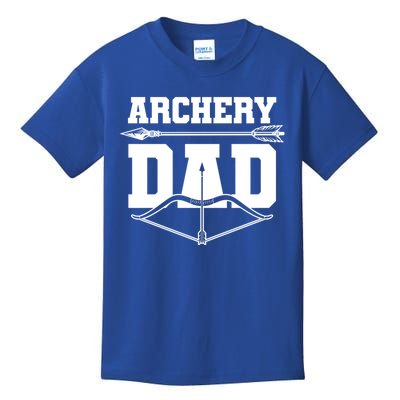 Archery Dad Bow And Arrow Father's Day Archer Great Gift Kids T-Shirt