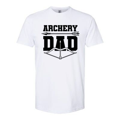 Archery Dad Bow And Arrow Father's Day Archer Great Gift Softstyle CVC T-Shirt