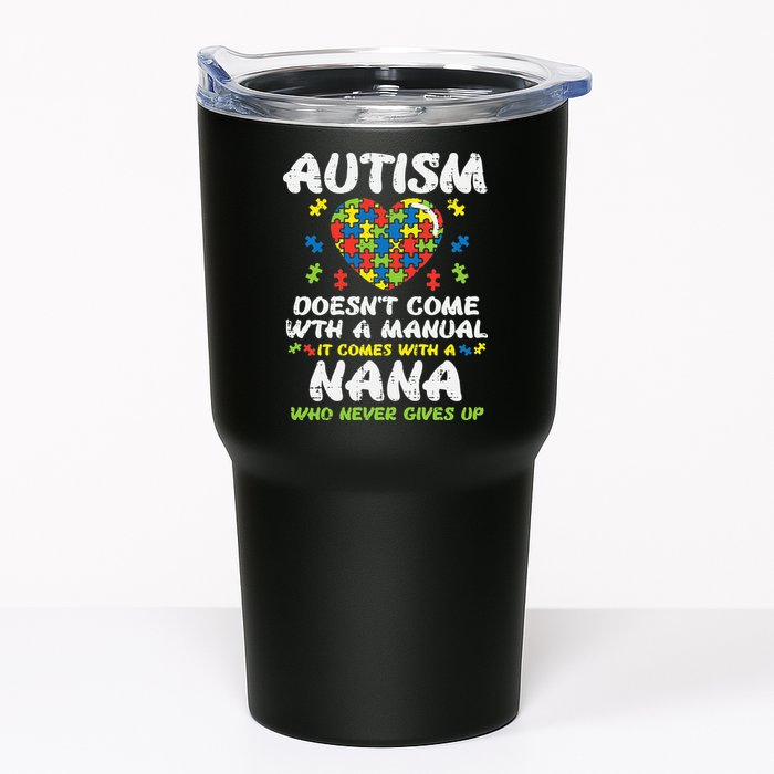 Autism Doesnt Come With Manual Nana Awareness Grandma Tumbler