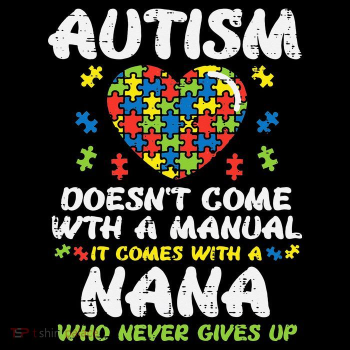Autism Doesnt Come With Manual Nana Awareness Grandma Visor