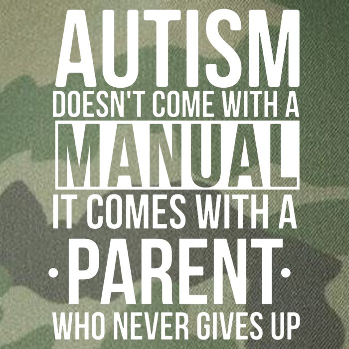 Autism Doesnt Come With A Manual It Comes With A Parent Who Never Gives Up Legacy Tie Dye Trucker Hat