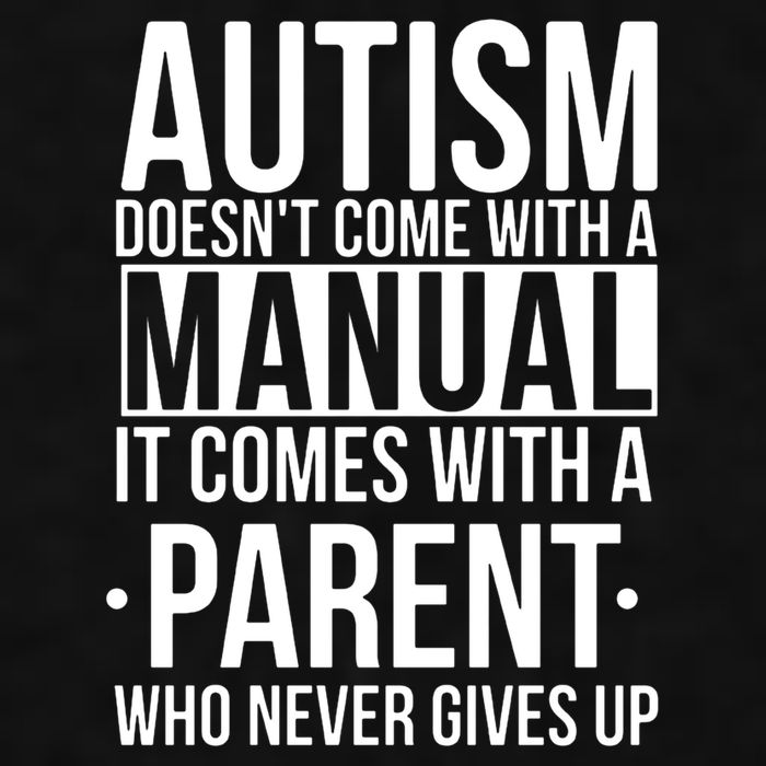 Autism Doesnt Come With A Manual It Comes With A Parent Who Never Gives Up Ladies PosiCharge Tri-Blend Wicking Tank