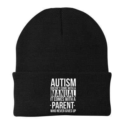 Autism Doesnt Come With A Manual It Comes With A Parent Who Never Gives Up Beanie