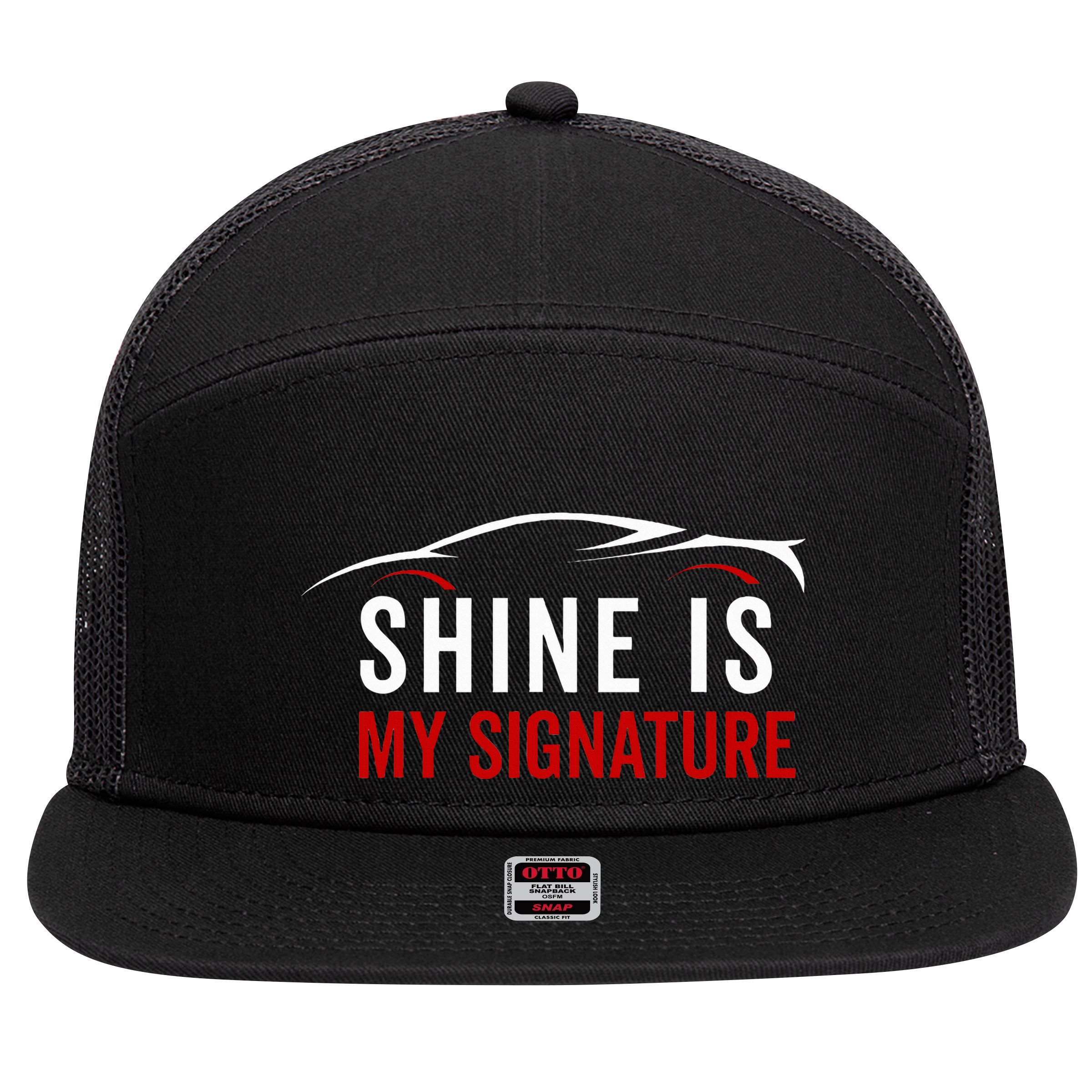 Auto Detailer Car Detailing Car Washer 7 Panel Mesh Trucker Snapback Hat