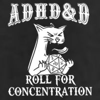 Adhd Dnd Cat Cool Comfort Performance Bucket Hat