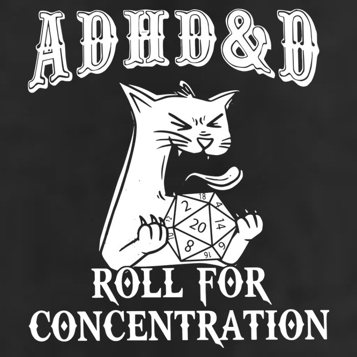 Adhd Dnd Cat Cool Comfort Performance Bucket Hat