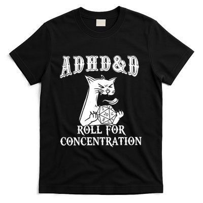 Adhd Dnd Cat T-Shirt