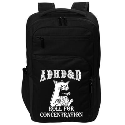 Adhd Dnd Cat Impact Tech Backpack