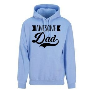 Awesome Dad Coolest Dad Funny Gift Unisex Surf Hoodie