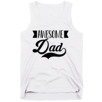 Awesome Dad Coolest Dad Funny Gift Tank Top