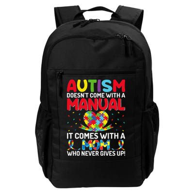 Autism Doesn't Come With A Manual Autism Awareness Support Backpack