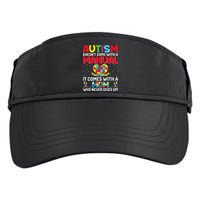 Autism Doesn't Come With A Manual Autism Awareness Support Adult Drive Performance Visor