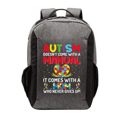 Autism Doesn't Come With A Manual Autism Awareness Support Vector Backpack