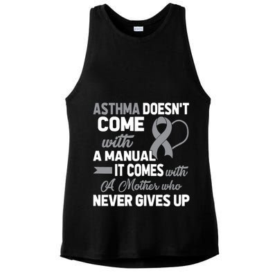 Asthma Doesn't Come With A Manual A Mother Ladies PosiCharge Tri-Blend Wicking Tank