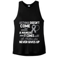 Asthma Doesn't Come With A Manual A Mother Ladies PosiCharge Tri-Blend Wicking Tank