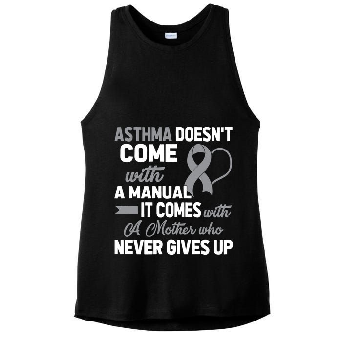 Asthma Doesn't Come With A Manual A Mother Ladies PosiCharge Tri-Blend Wicking Tank