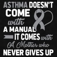 Asthma Doesn't Come With A Manual A Mother Ladies PosiCharge Tri-Blend Wicking Tank