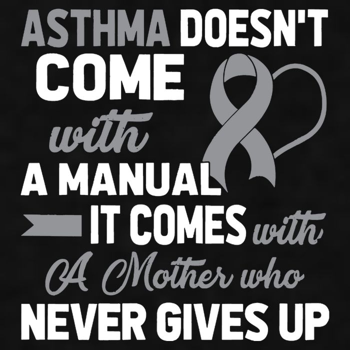 Asthma Doesn't Come With A Manual A Mother Ladies PosiCharge Tri-Blend Wicking Tank