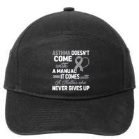 Asthma Doesn't Come With A Manual A Mother 7-Panel Snapback Hat
