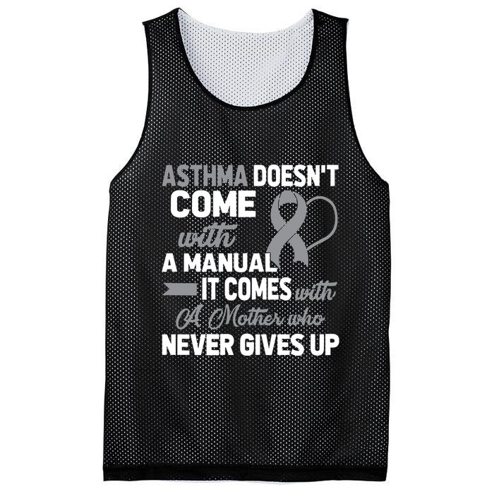 Asthma Doesn't Come With A Manual A Mother Mesh Reversible Basketball Jersey Tank