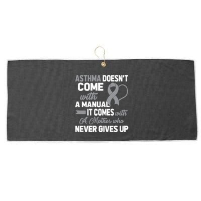 Asthma Doesn't Come With A Manual A Mother Large Microfiber Waffle Golf Towel