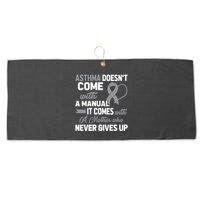Asthma Doesn't Come With A Manual A Mother Large Microfiber Waffle Golf Towel