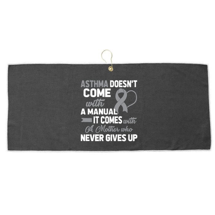 Asthma Doesn't Come With A Manual A Mother Large Microfiber Waffle Golf Towel