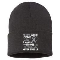 Asthma Doesn't Come With A Manual A Mother Sustainable Knit Beanie