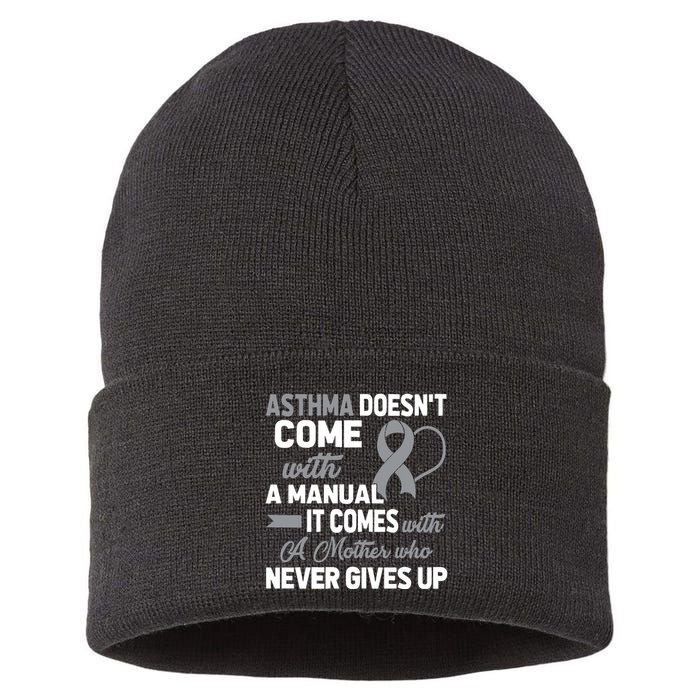 Asthma Doesn't Come With A Manual A Mother Sustainable Knit Beanie