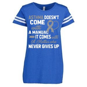 Asthma Doesn't Come With A Manual A Mother Enza Ladies Jersey Football T-Shirt