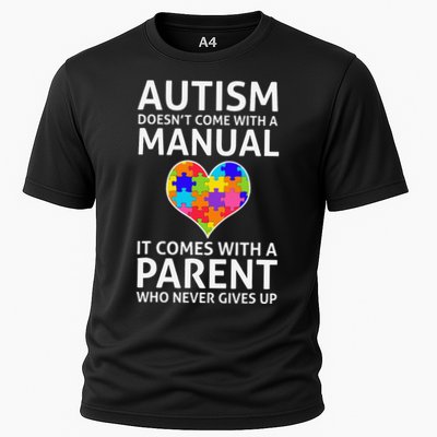Autism Doesn't Come With A Manual Autism Mom Dad Performance Shirt