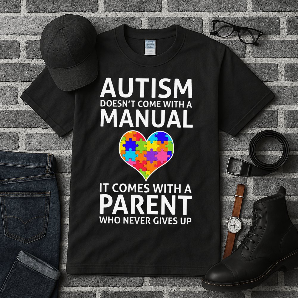 Autism Doesn't Come With A Manual Autism Mom Dad Tall T-Shirt