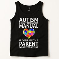 Autism Doesn't Come With A Manual Autism Mom Dad Tank Top