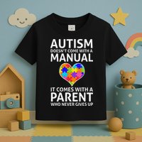 Autism Doesn't Come With A Manual Autism Mom Dad Toddler T-Shirt