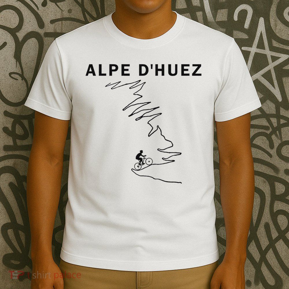 Alpe D'huez Cycling Gift France Road Cycling T-Shirt