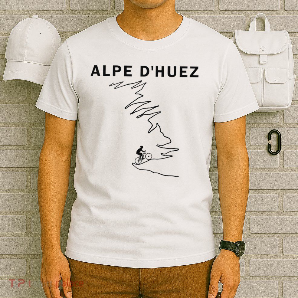 Alpe D'huez Cycling Gift France Road Cycling T-Shirt