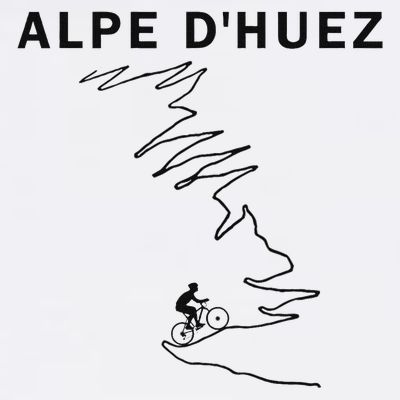 Alpe D'huez Cycling Gift France Road Cycling T-Shirt