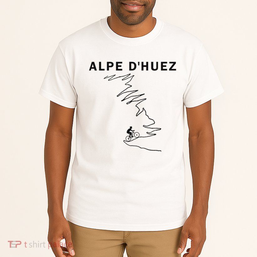 Alpe D'huez Cycling Gift France Road Cycling Tall T-Shirt