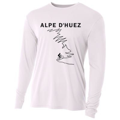 Alpe D'huez Cycling Gift France Road Cycling Cooling Performance Long Sleeve Crew