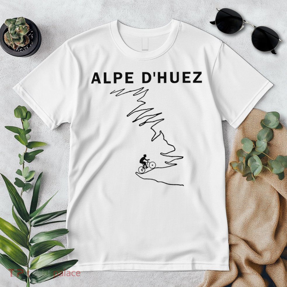 Alpe D'huez Cycling Gift France Road Cycling Premium T-Shirt