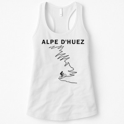 Alpe D'huez Cycling Gift France Road Cycling Womens Tank Top