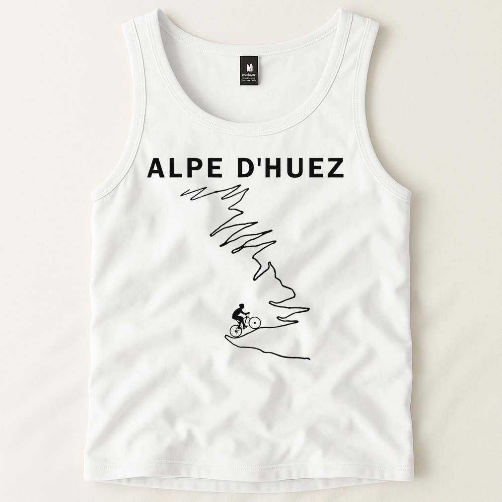 Alpe D'huez Cycling Gift France Road Cycling Tank Top