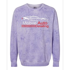 Auto Detailing Car Detailer Mobile Detailing Matching Colorblast Crewneck Sweatshirt