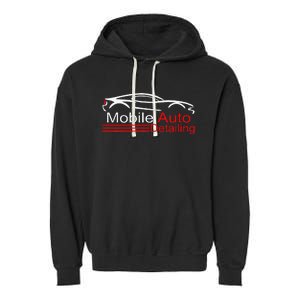 Auto Detailing Car Detailer Mobile Detailing Matching Garment-Dyed Fleece Hoodie