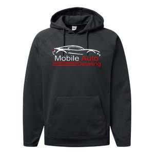 Auto Detailing Car Detailer Mobile Detailing Matching Performance Fleece Hoodie