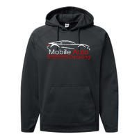 Auto Detailing Car Detailer Mobile Detailing Matching Performance Fleece Hoodie