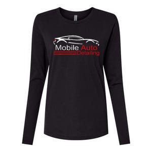 Auto Detailing Car Detailer Mobile Detailing Matching Womens Cotton Relaxed Long Sleeve T-Shirt