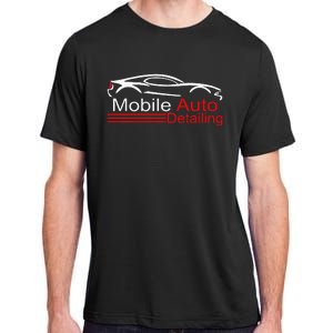 Auto Detailing Car Detailer Mobile Detailing Matching Adult ChromaSoft Performance T-Shirt